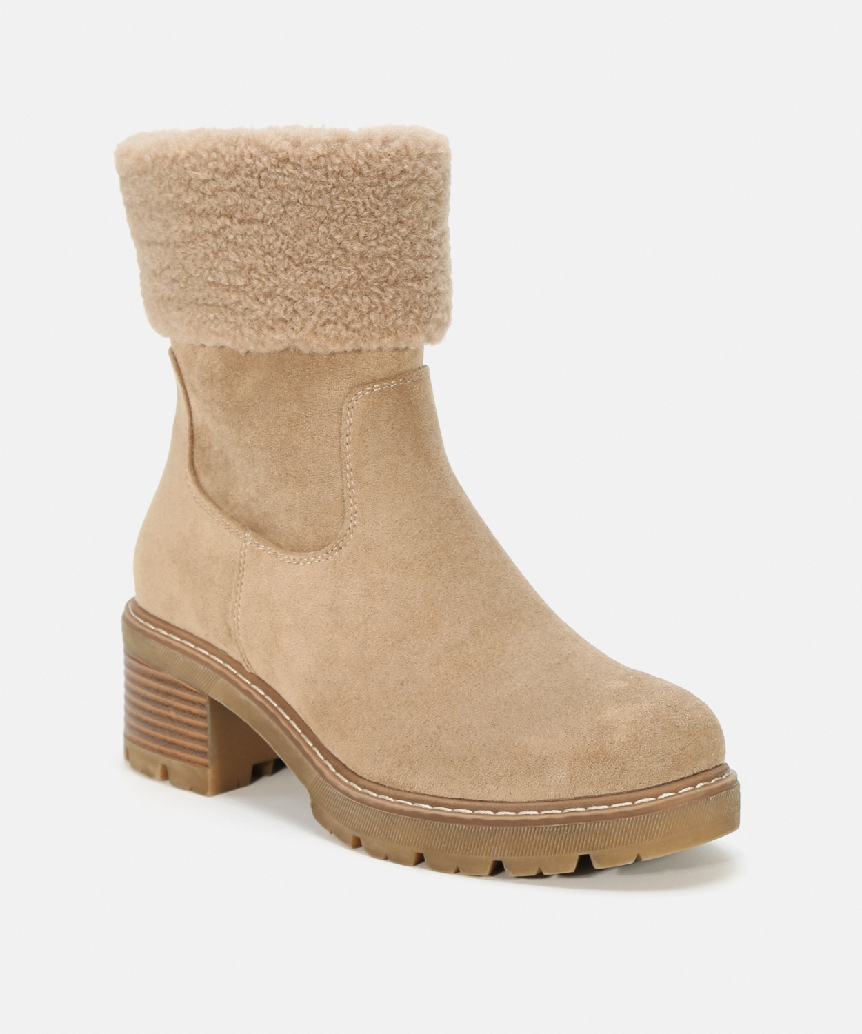 Botins taupe cano pelo image number null